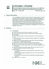 DataSheet LPC2880 pdf